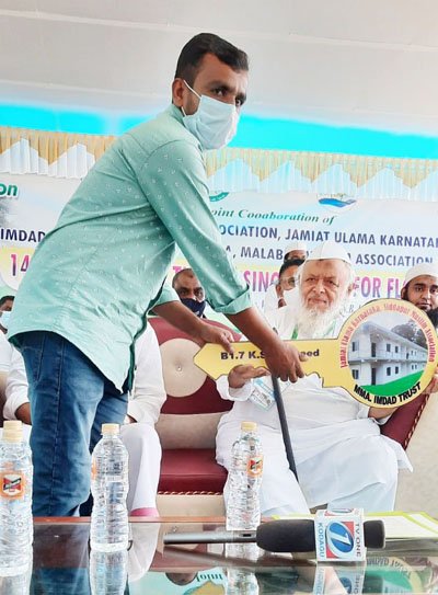 کرناٹک میں سیلاب سے بے گھر ہوئے لوگوں کو بھی جمعیۃعلماء ہند نے فراہم کیا آشیانہ